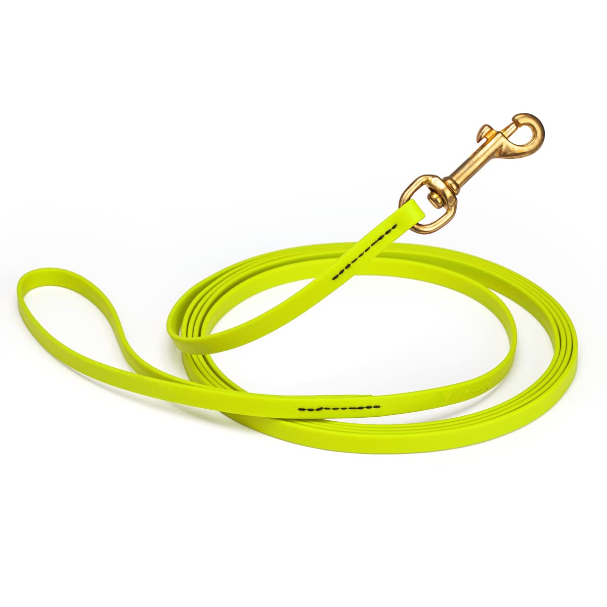Viper Biothane K9 Working Dog Leash Waterproof Lead For Tracking Training Schutzhund Odor-Proof Long Line With Solid Brass Snap For Puppy Medium And Large Dogs