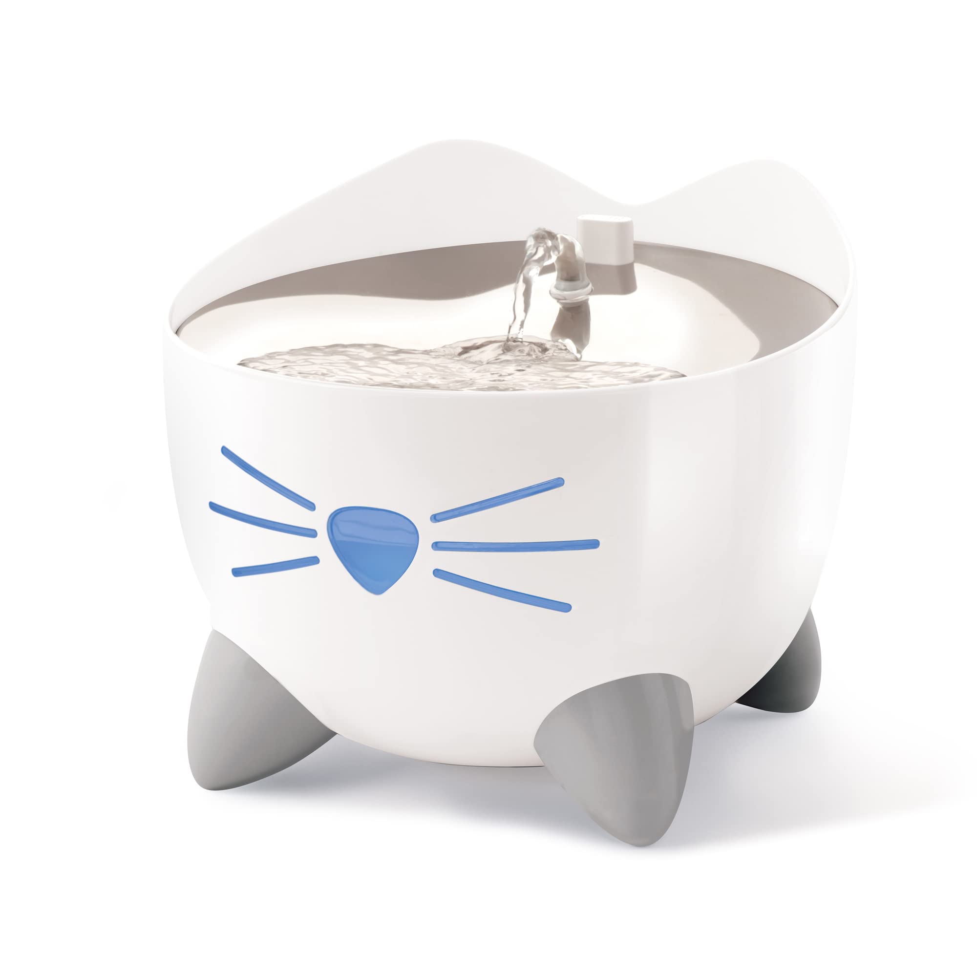 Catit PIXI Smart Water Fountain - Automatic Cat Drinking Fountain with UV-C Clarifier Light and App Support,White