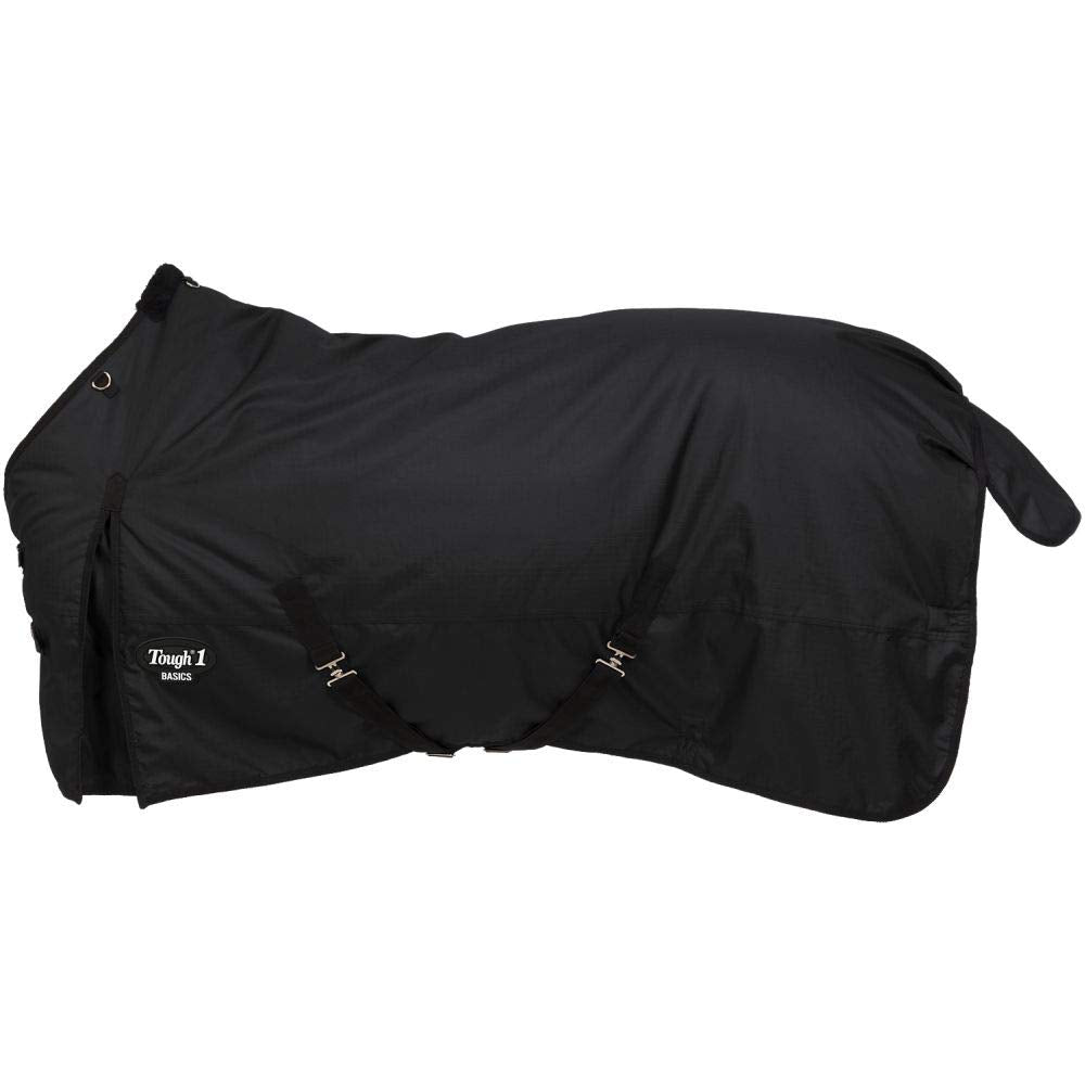 Tough 1 Basics 1200D Waterproof Poly Turnout Blanket Black 78