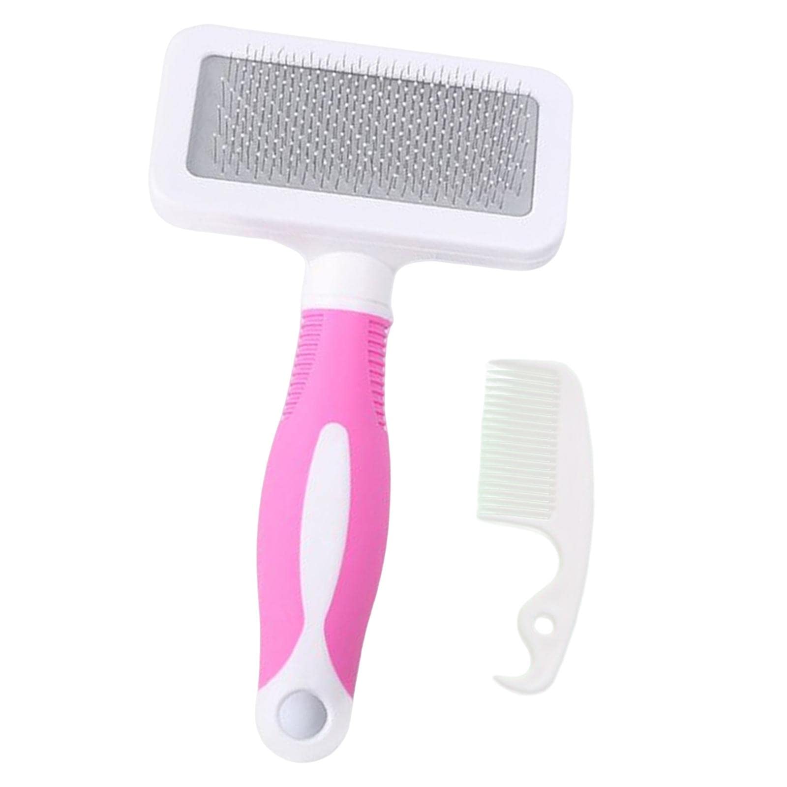 Atorse Dog Brush Deshedding Long Hairs Non Slip Handle Hair Brush Undercoat Red|Pet Supplies|Dog Supplies|Grooming|Brushes, Comb