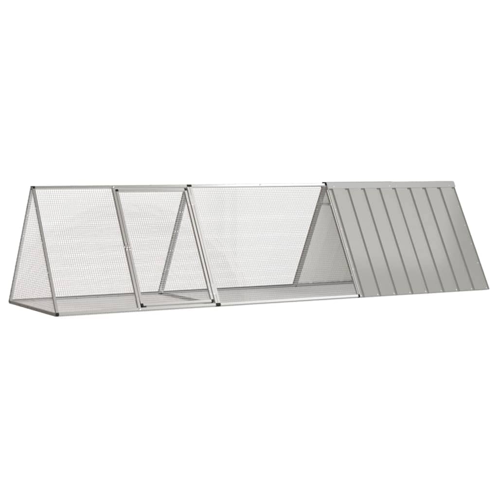 vidaXL Rabbit Cage, Rabbit Hutch House Garden Small Animal Cage, Rabbit Run for Outdoor Backyard Farm Use, Rabbits Habitat Cage,