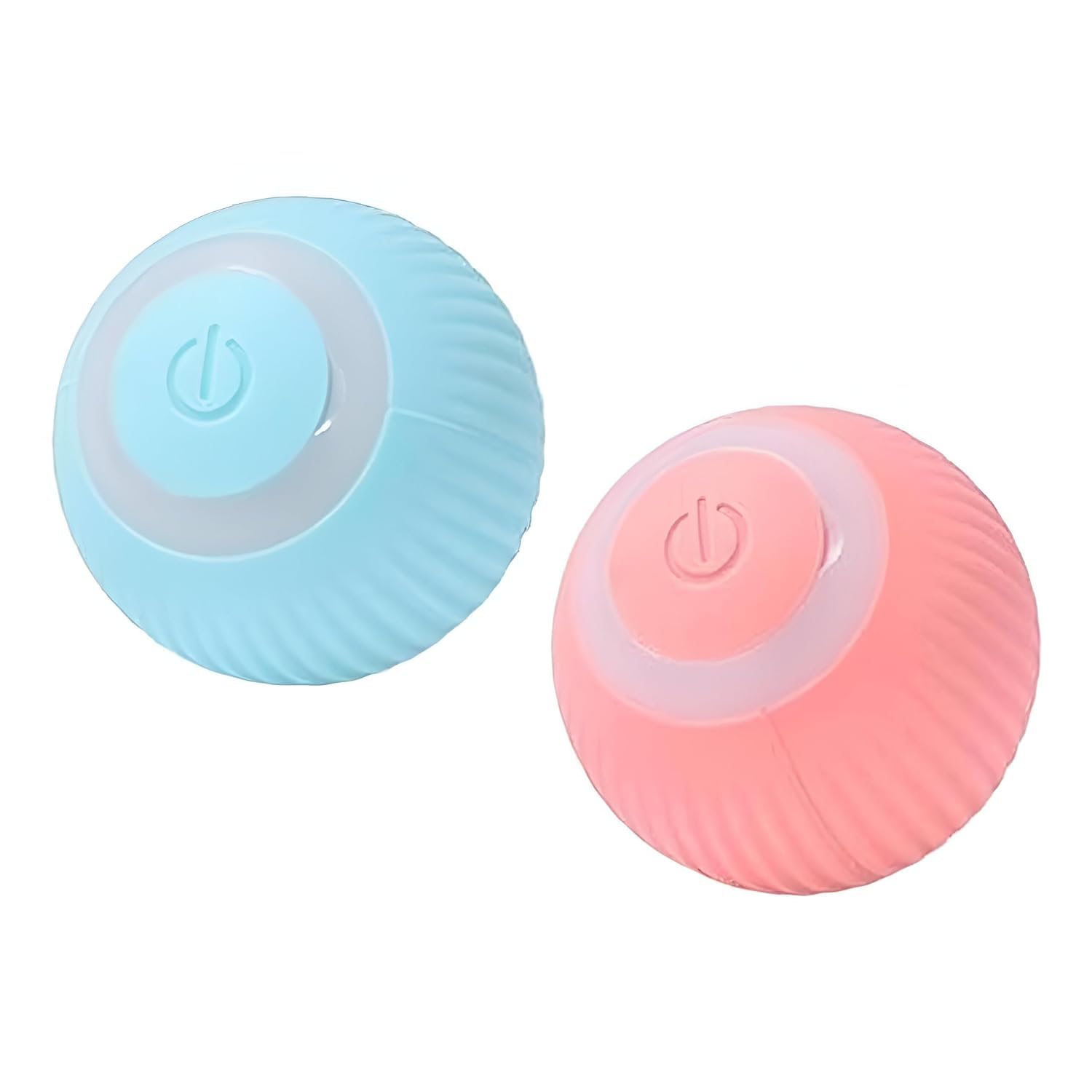 Tamqusak Smart Led 360 Cat Toy Ball, Interactive Rechargeable Rotating Ball With Led Automatic Rotating Smart Obstacle Avoiding 