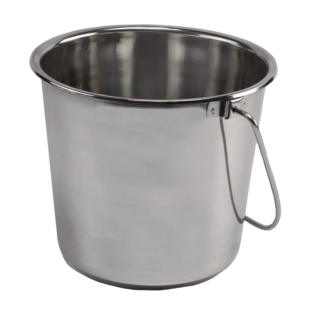 Grip Stainless Steel Bucket (5 Gallon) Great for Pets, Cleaning, Food Prep  Hang on Fences, Cages, Kennels  Home, Garage, Wor