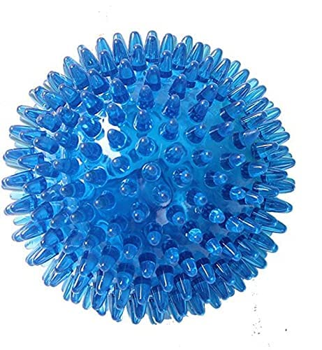 Rvpaws Solid Spike Ball Toy For Small And Medium Dogs ItS 100% Natural & Safe Color  Multicolor
