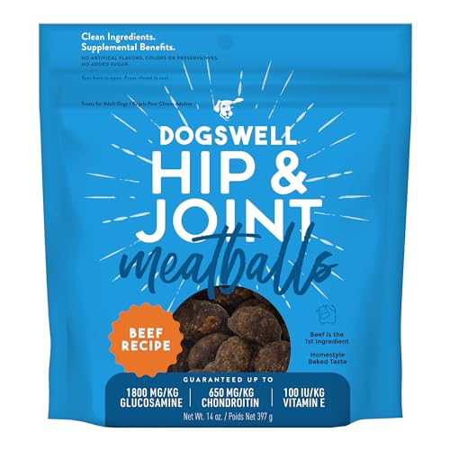 Dogswell Hip & Joint Beef Recipe Meatballs - 14 oz.