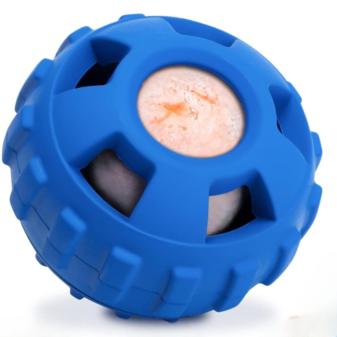 Yipetor Frozen Woof Pupsicle Freezable Chew Toy  The Cool Treat Dispenser Every Dog Loves (Blue., Medium)