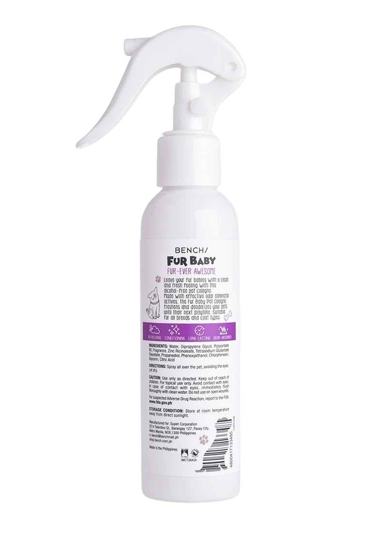 Bench Fur Baby Pet Cologne - Floral-Woody-Powdery, 140 ml (4.7 Fl Oz)