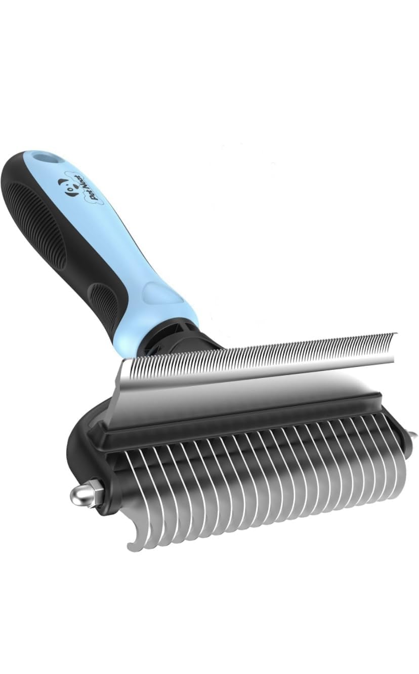 ARPK Dog Brush And Cat Brush 2 Sided Pet Grooming Tool Easy Mats & Tangles Removing No More Nasty Shedding And Flying Hair