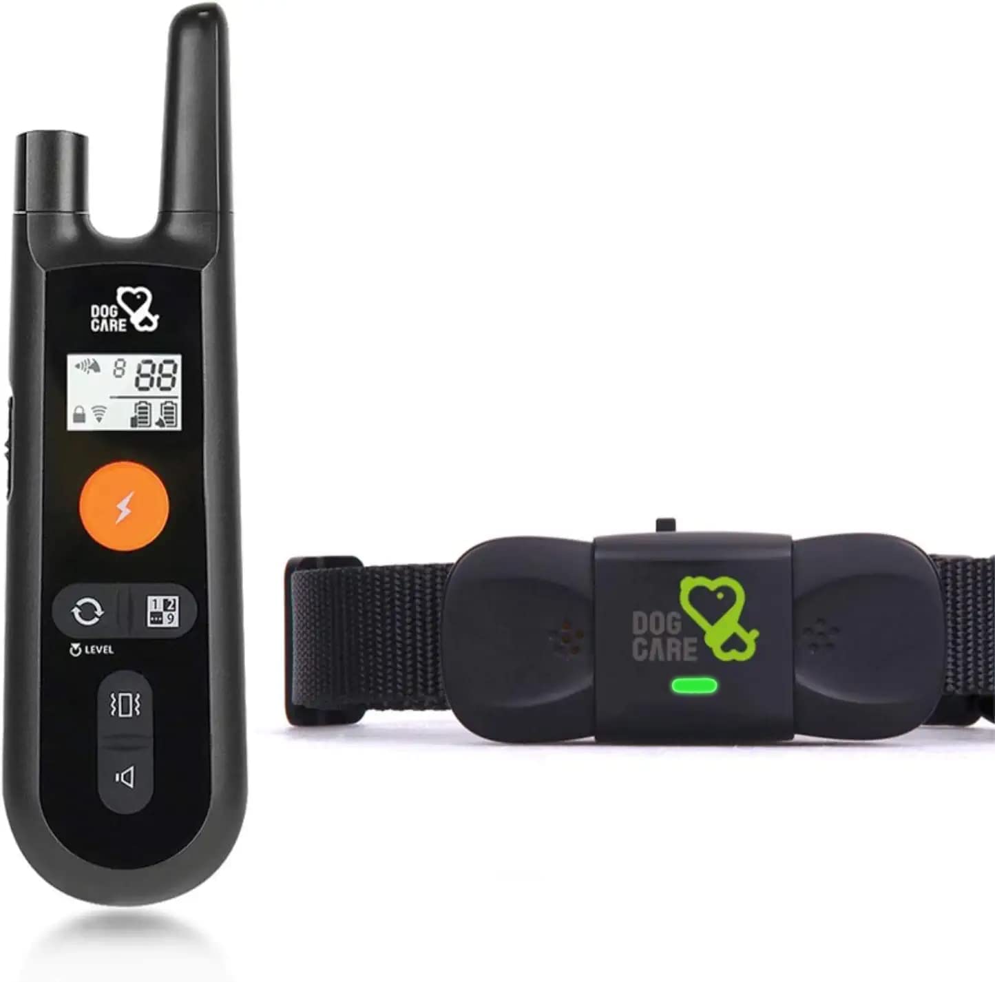 Dog Care Dog Training Collar With Remote - Dog Shock Collar For All Dogs With 1800Ft Remote, Rechargeable Dog Bark Collar With Beep/Vibration/Shock Modes, Security Lock, Rainproof [2023 Upgraded]