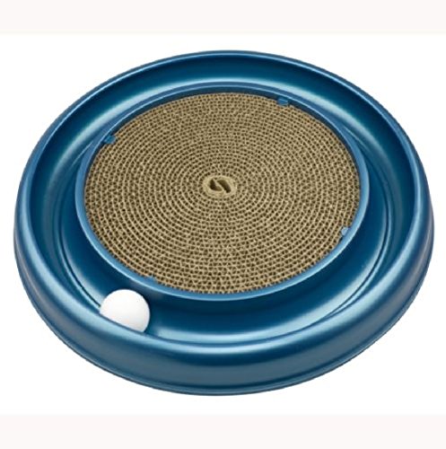 Coastal Pet Turbo Scratcher Cat Toy - Cardboard Cat Scratcher Pad With Cat Toy Ball Track And Catnip (1 Pack)