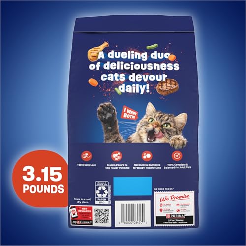 Purina Friskies Tender and Crunchd With Flavors of Chicken, Beef, Carrots and Green Beans - (Pack of 4) 3.15 lb. Bags