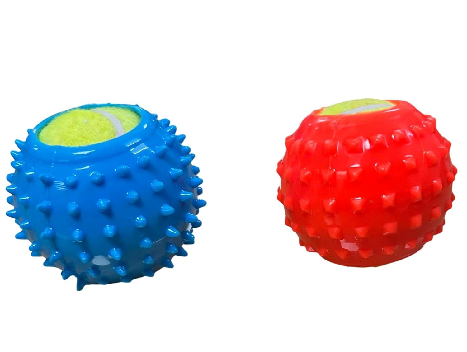 KittuPetIndestructible Squeaky Balls for Aggressive Chewers, Interactive Toys for Aggressive Chewers for Relieving Anxiety, Chew