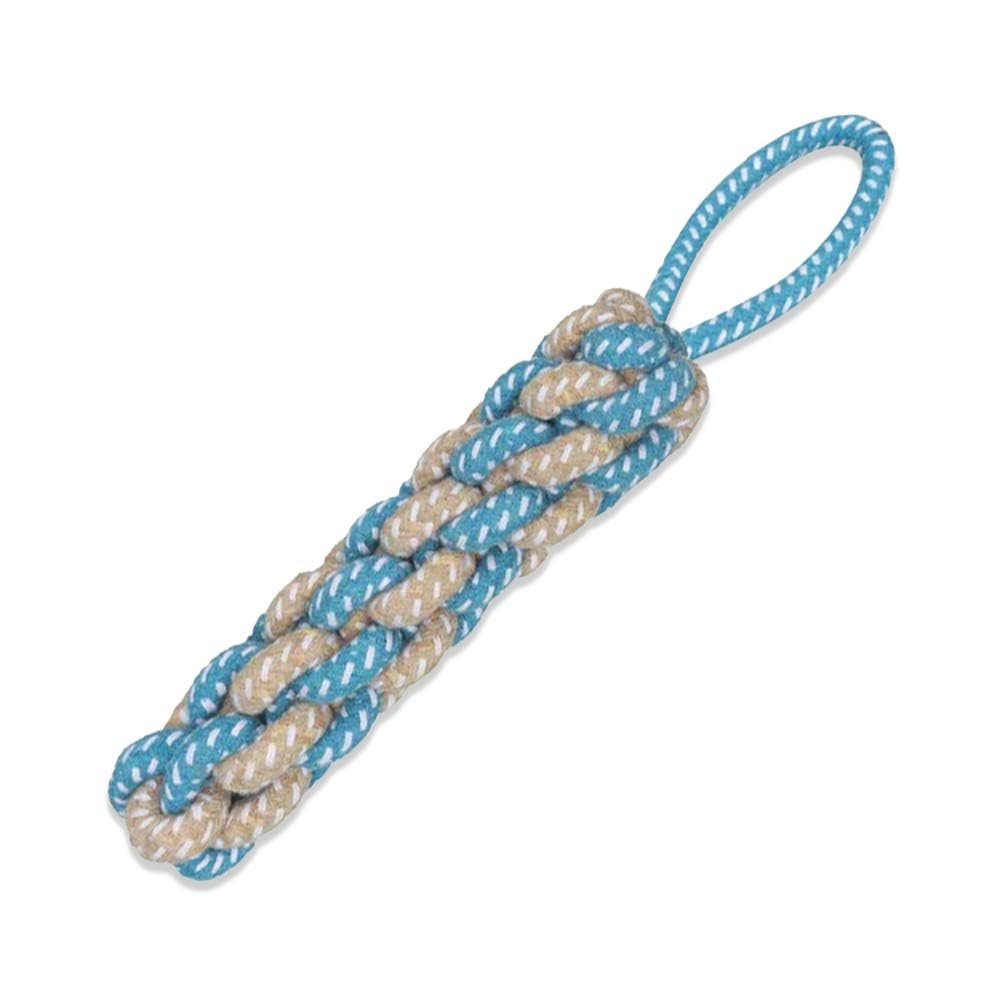 Kittupet Durable Braided Rope Chew Toy For Dogs & Cats | Teeth Cleaning Rope Toy | Strong Cotton Rope Toy For Puppies & Small Do