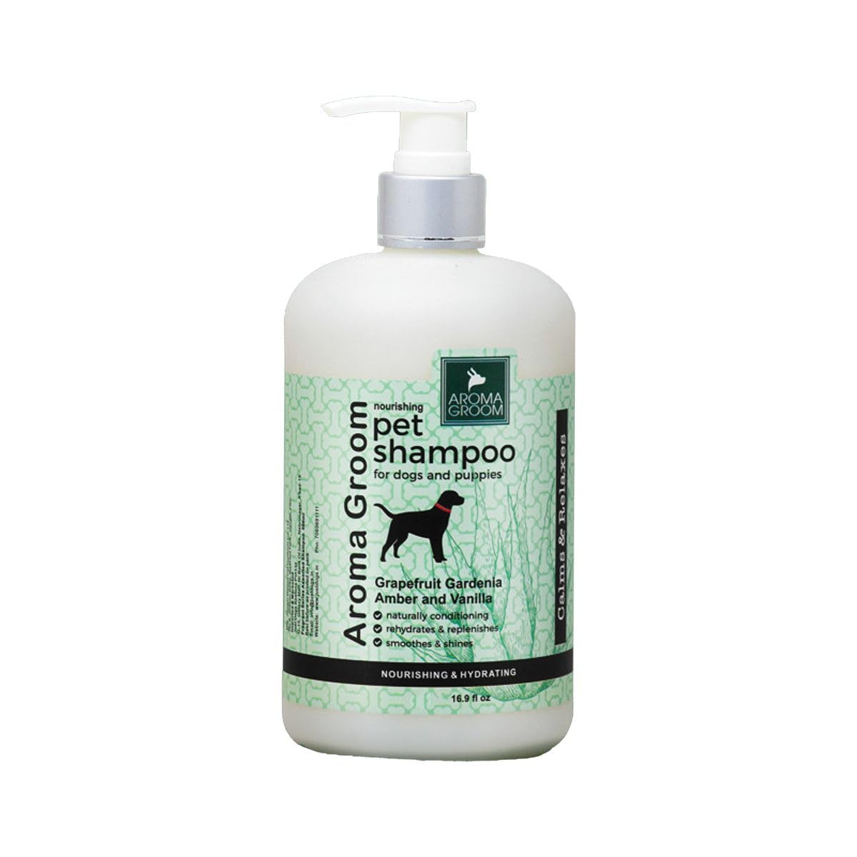 Aroma Groom Gardenia Nourishing Pet Shampoo 300Ml - Hydrating, Smooth & Shiny Coat For Dogs & Puppies | Grapefruit, Amber & Vani