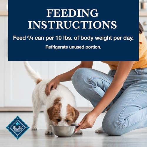 Blue Buffalo Homestyle Recipe Adult Wet Dog Food, Made with Natural Ingredients, Chicken Dinner With Garden Vegetables, 12.5-oz
