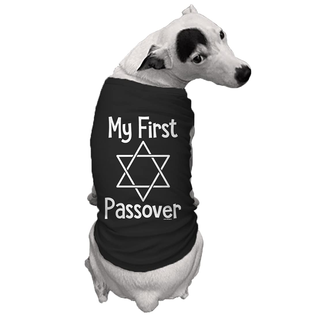 My First Passover - Dog Shirt (Black, Large)