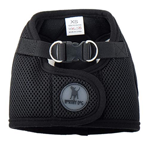 The Worthy Dog 2921 Sidekick Harness, X-Small, Black