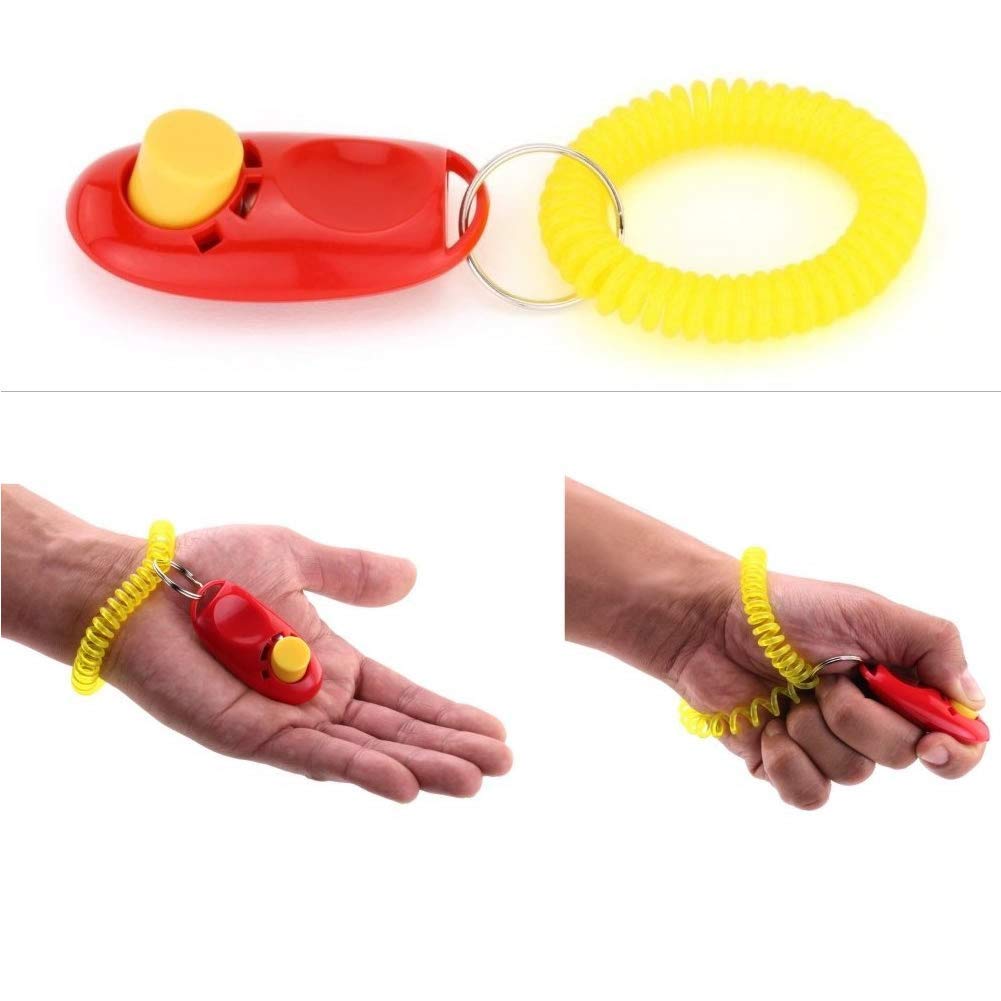 Exuby Shock Collar For Small Dogs With Remote - Includes 2 Collars - Small & Medium And Training Clicker – 3 Modes (Sound, Vibration & Shock) With Rechargeable Batteries