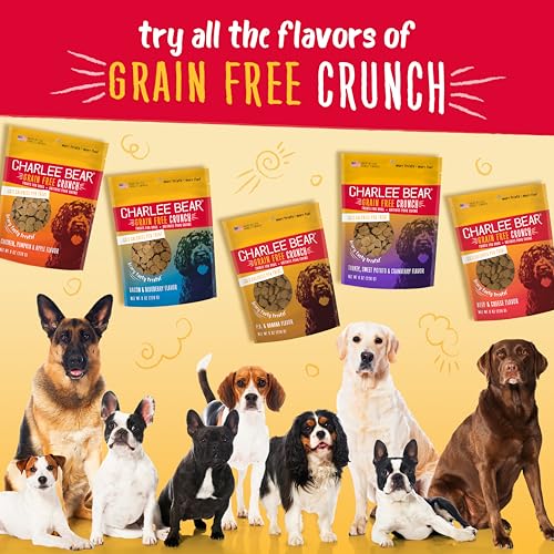Charlee Bear Grain-Free Crunch Chicken, Pumpkin & Apple Treats - 8 oz.