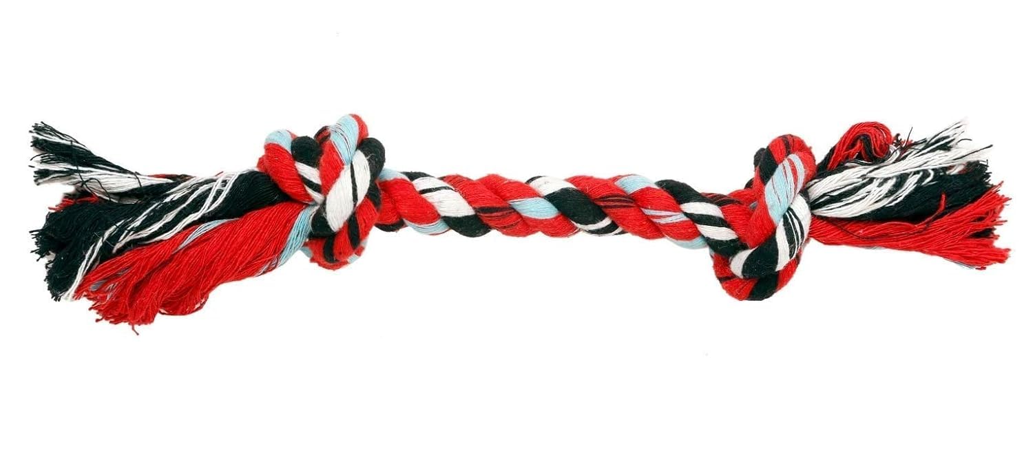 Chumspet Small Size Knotted Rope Dog Toy  Durable Cotton Chew & Play Toy For Puppies And Small Dogs, Suitable For Teething And 