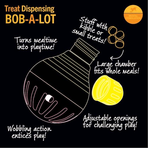 Starmark Bob-A-Lot Treat Dispensing Toy Small