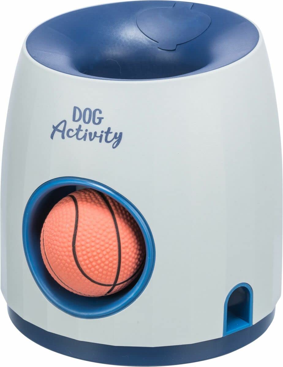 TRIXIE Dog Activity Ball and Treat, Fetch and Strategy Game, Level 3, Dog Puzzle, Interactive Treat Dispenser, Brain Stimulation