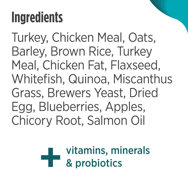 Nulo Frontrunner Ancient Grains High-Protein Small Breed Dog Food, Turkey, Whitefish, & Quinoa Recipe- Natural Dry Dog Food with