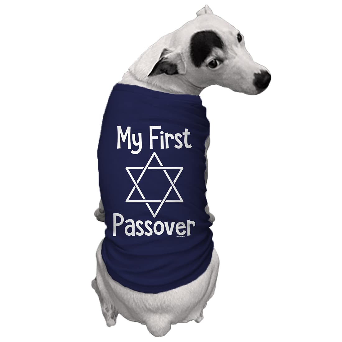 My First Passover - Dog Shirt (Navy, 3X-Large)