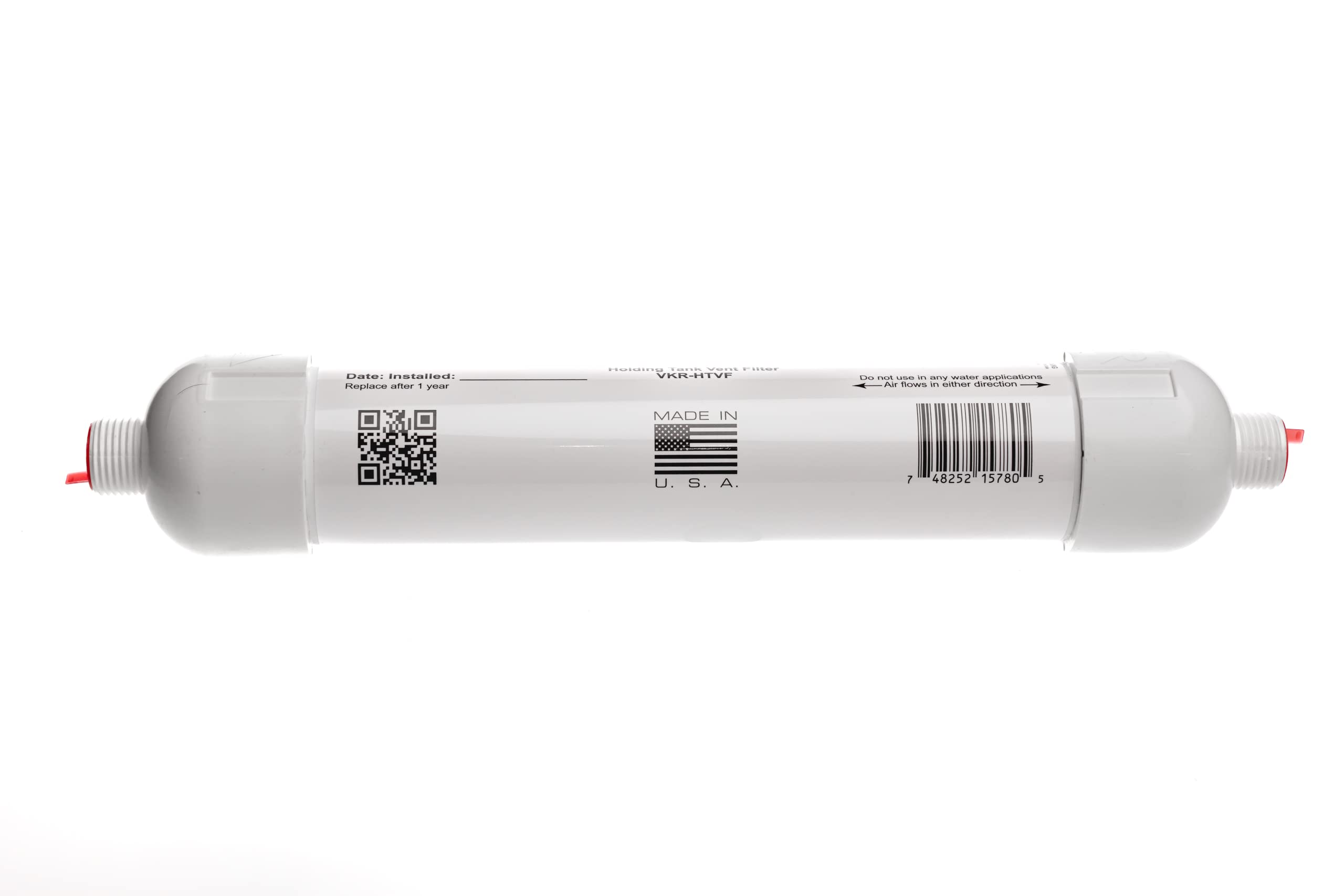 Voker Holding Tank Vent Filter New Installation Kit (5/8'') - Made In The Usa