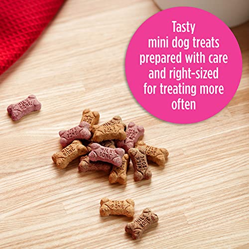 Milk-Bone Minis Flavor Snacks Dog Treats, 36 Ounce Crunchy Texture Helps Reduce Tartar