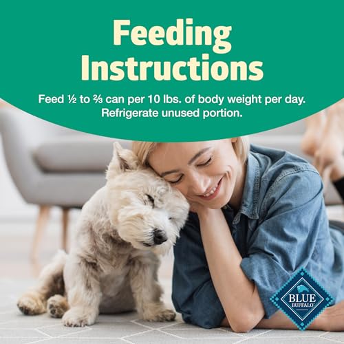 Blue Buffalo Freedom Grain-Free Wet Dog Food, Free of Glutens & Artificial Preservatives, Made with Natural Ingredients, Lamb Re