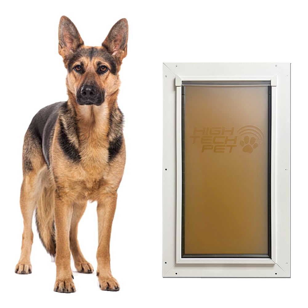 High Tech Pet Duraflex Premium Dog Doors (Large, Door Installation)