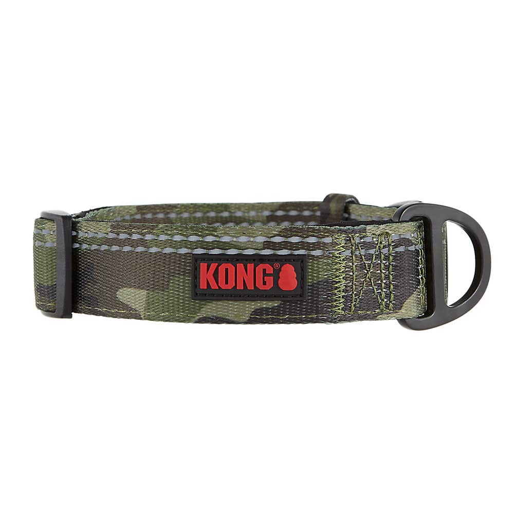 Kong Max Hd Ultra Durable Neoprene Padded Dog Collar (Small, Camo)