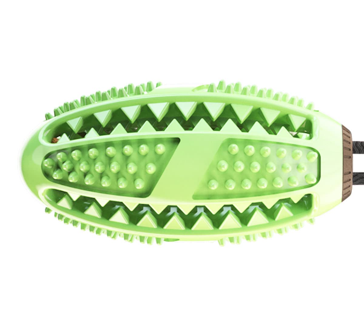 Pet Life  'Grip N' Play' Treat Dispensing Football Shaped Suction Cup Dog Toy