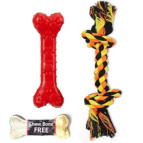Black Dog Puppies Teething Toys | Puppy Toys | Specially Designed For Dogs Toys | Puppies Toys | Chew Toys Combo Pack Of 3 (Buy 
