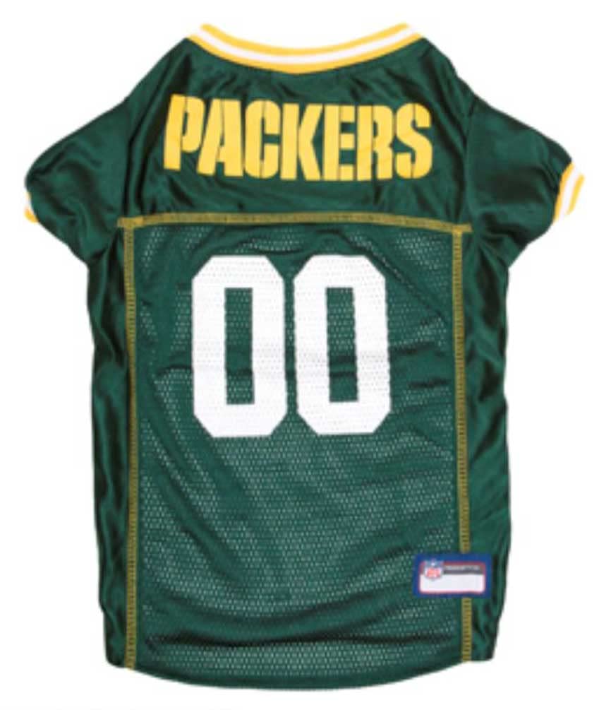Green Bay Packers Mesh Pet Jersey