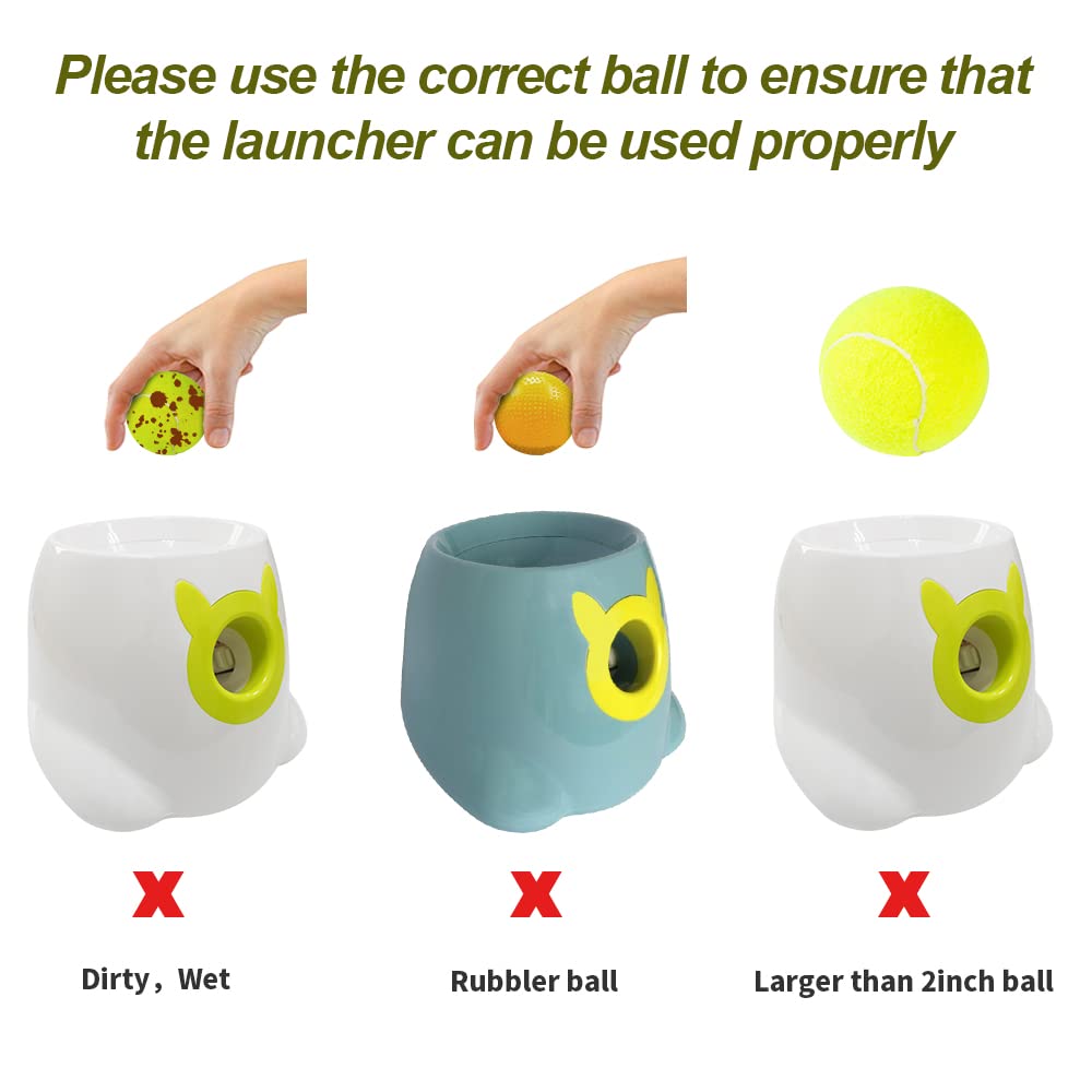 Besthls Dog Ball 2.5 Inch Tennis Dog Treat Ball For Small Medium Pet Peppy Playing Fetching Chewing Exercise & Training Indoor Outdoor (16 Pack)