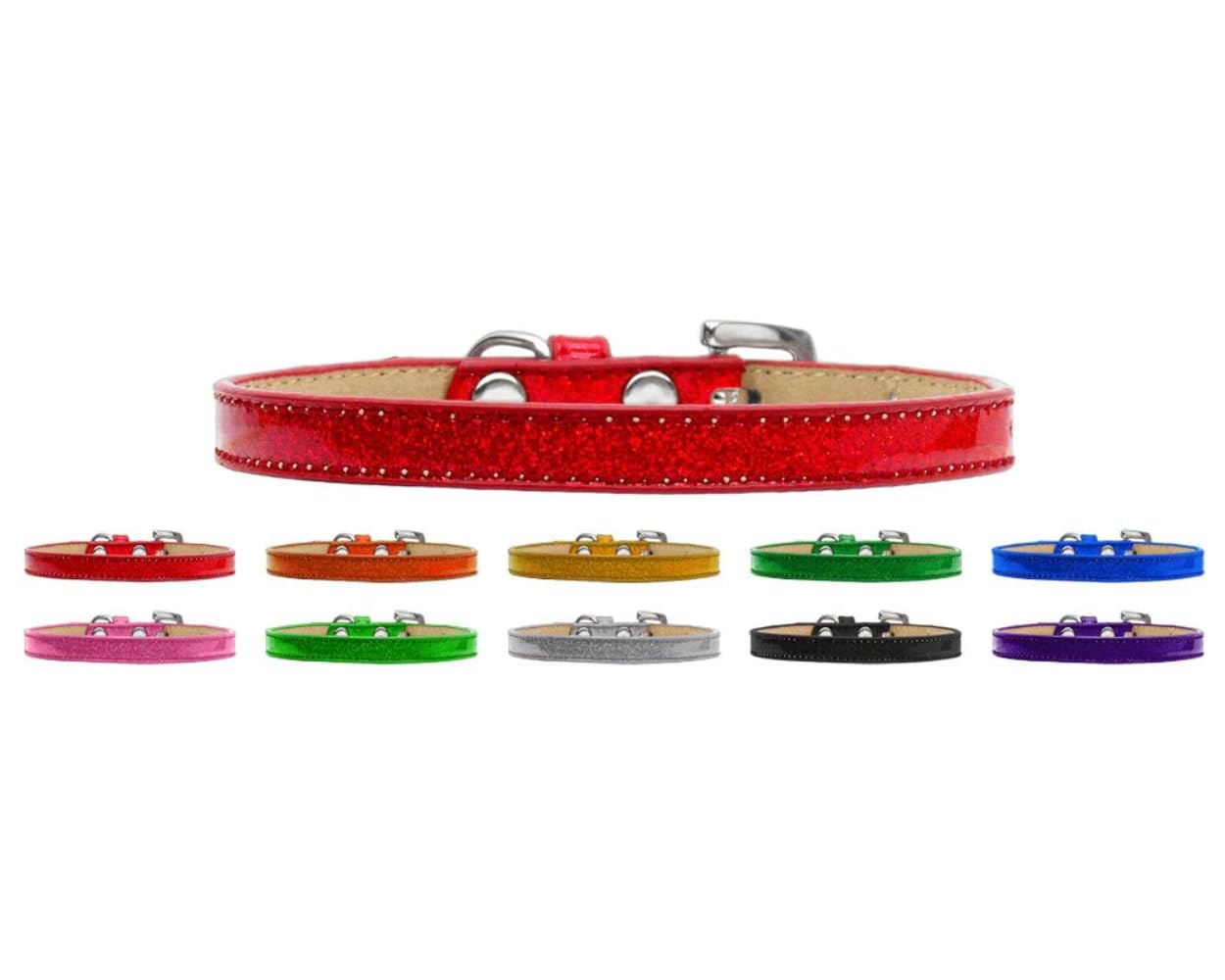 Dog, Puppy & Pet Ice Cream Collar Plain, Blank Gold 10