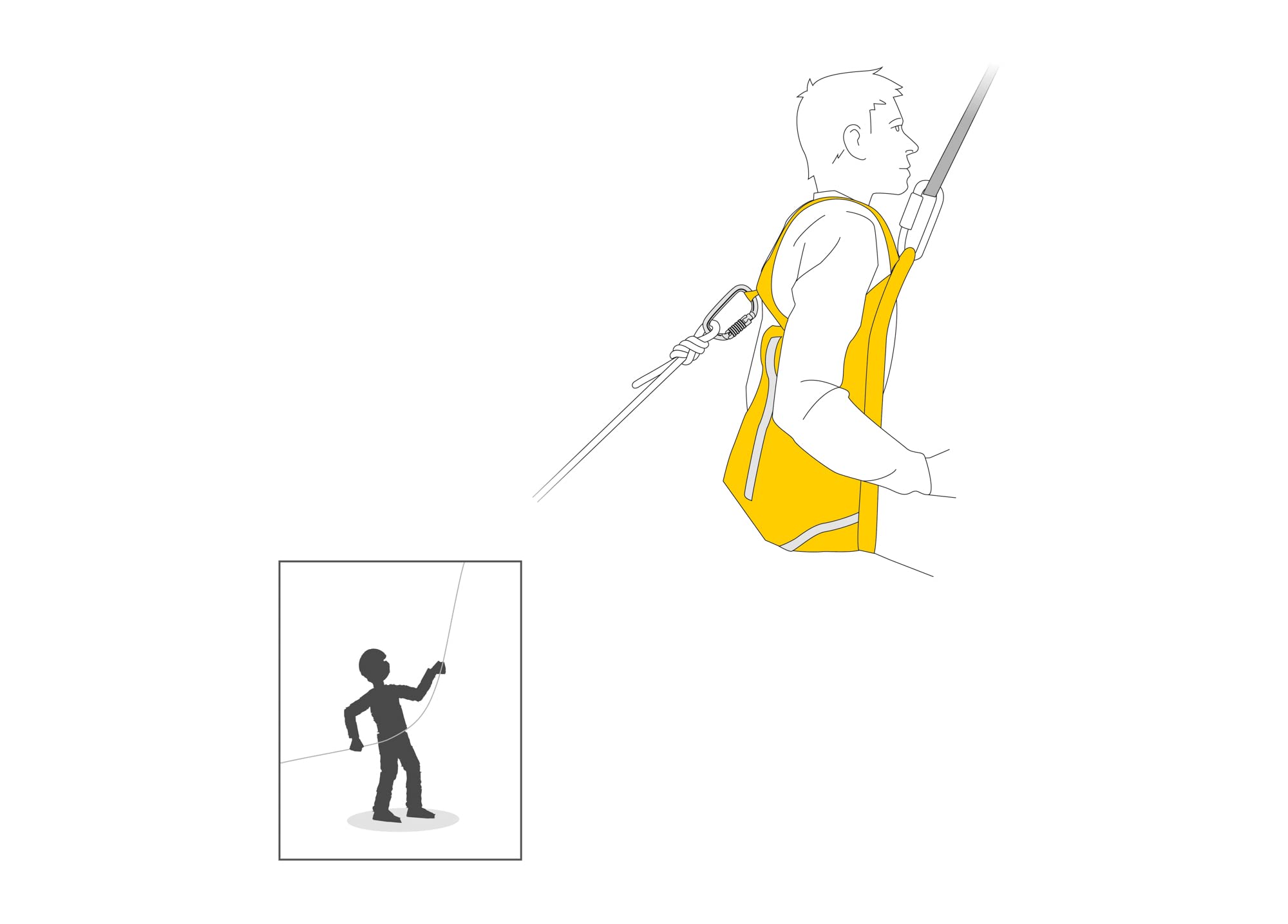 Petzl, PITAGOR Litter and Evacuation Triangle Harness