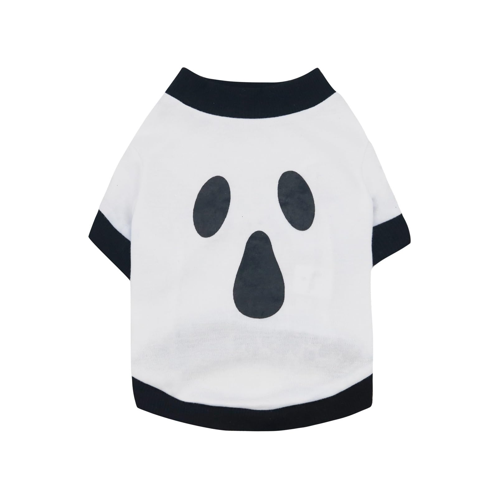 Vavious Winter Dog Jacket - Ghost Costume Sweater For Small Dogs - White, X-Small