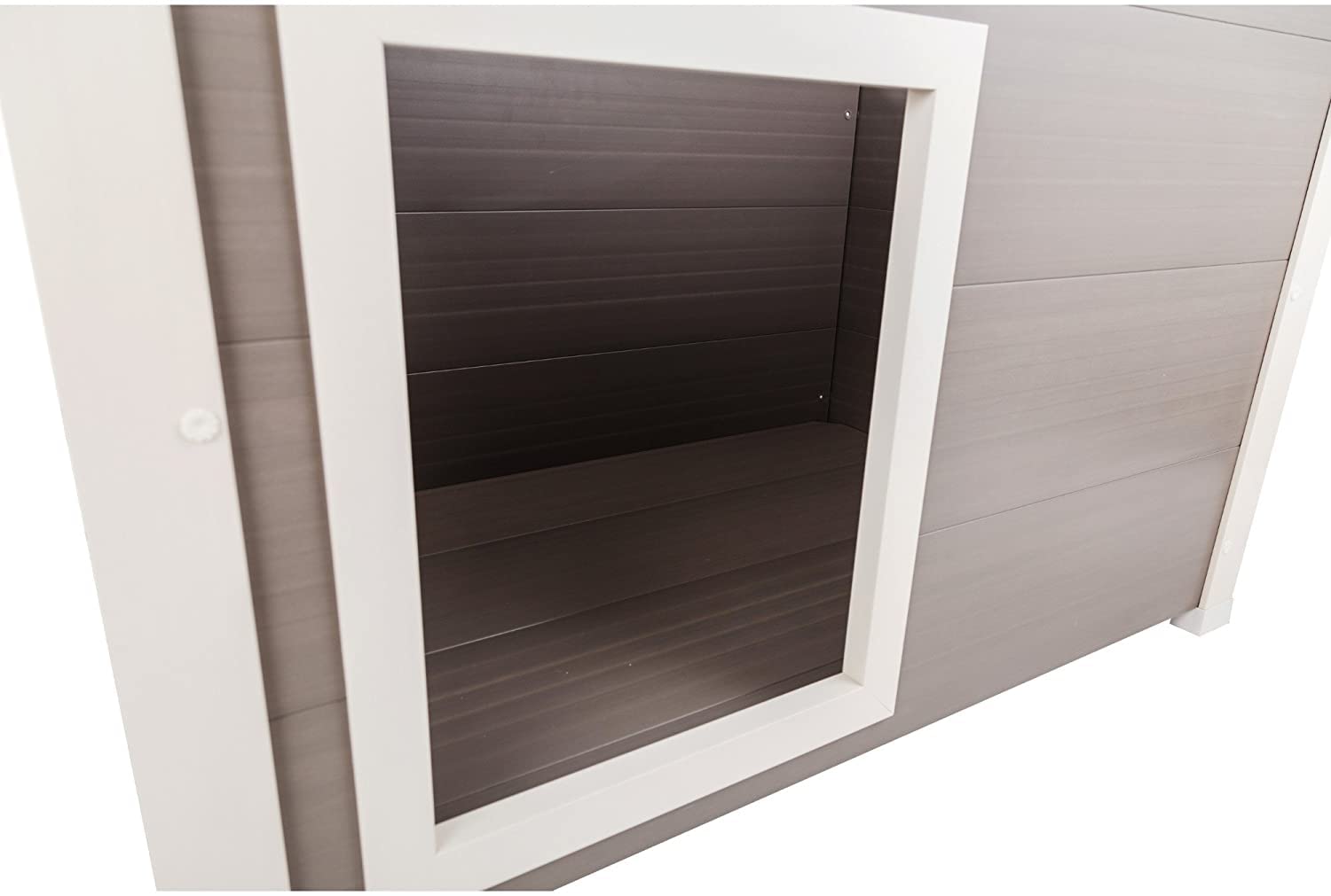 New Age Pet ecoFLEX Thermocore Dog House - Extra Large, Grey, Model ECOH705XL