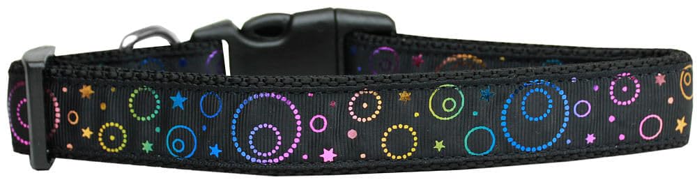 Pet Dog & Cat Nylon Collar or Leash, "Galactic Shimmer" SM Collar