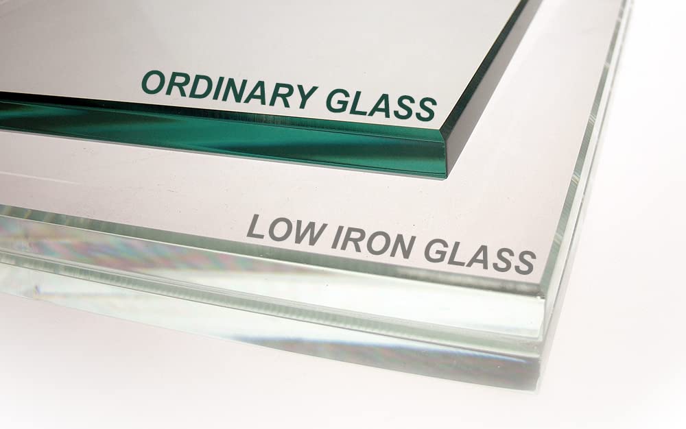 Allcolor Rimless Aquarium Tank, Ultra Clear Low Iron Glass, 6Gal, 14.1" L × 10.2" W × 10.2" H, Clear