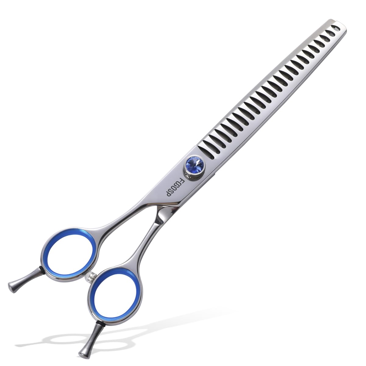 Chunkers Dog Grooming Scissors Left Handed 7.0' Professional Thinning Shears For Dogs Pet Grooming Scissors Chunkers Shears Dog