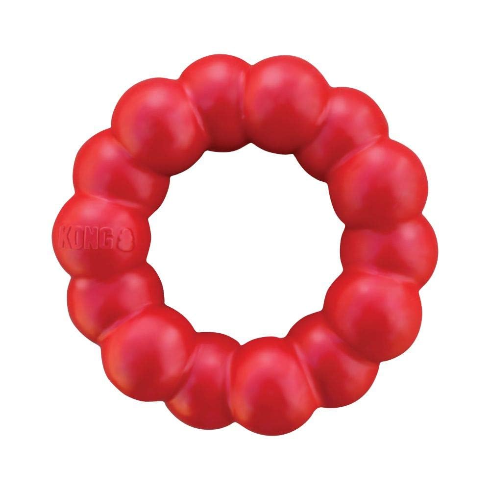 KONG - Ring - Durable Rubber Dog Chew Toy - for Small/Medium Dogs