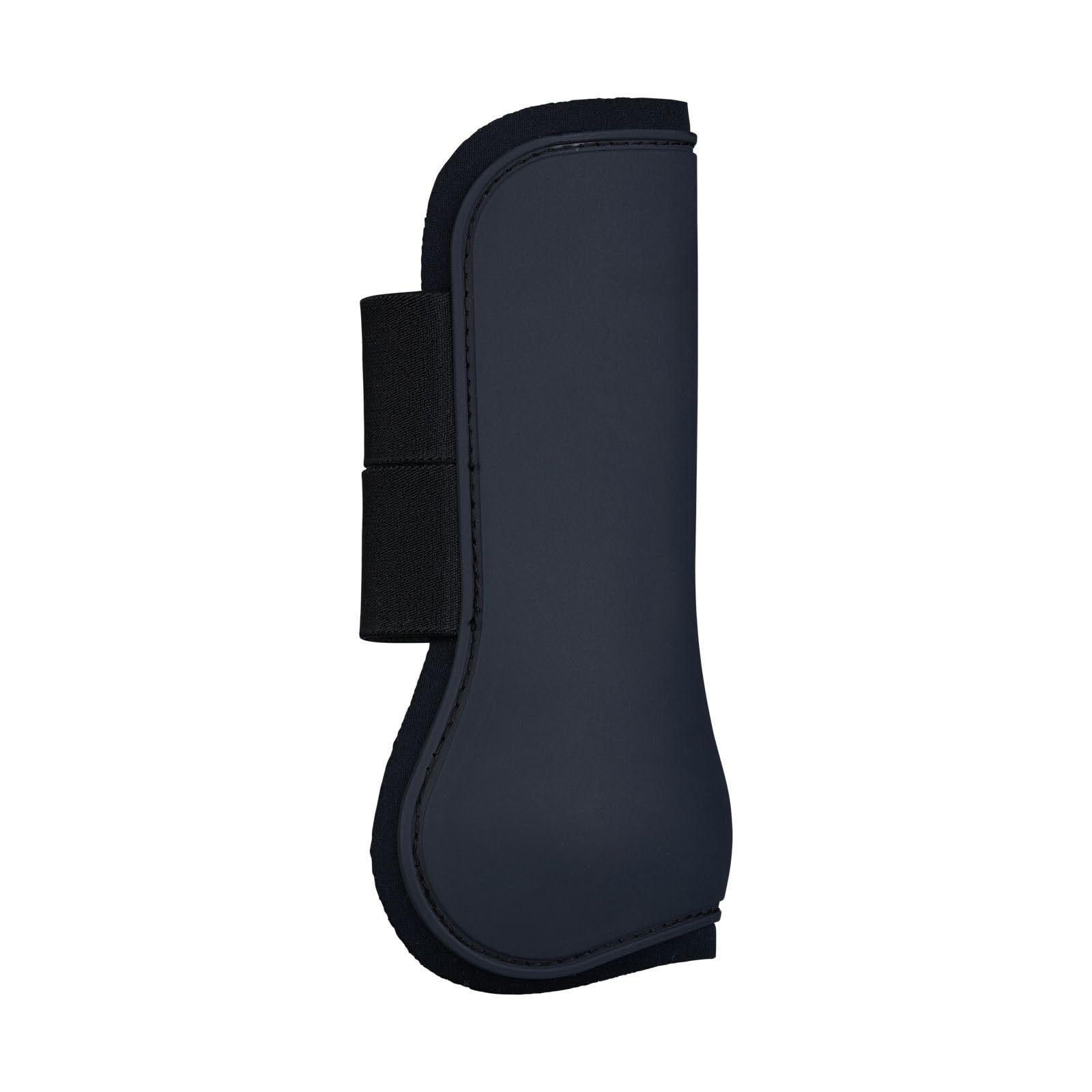 Horze Adepto Open Front Tendon Boots | Durable Shell With Neoprene Lining - Dark Navy - Pony