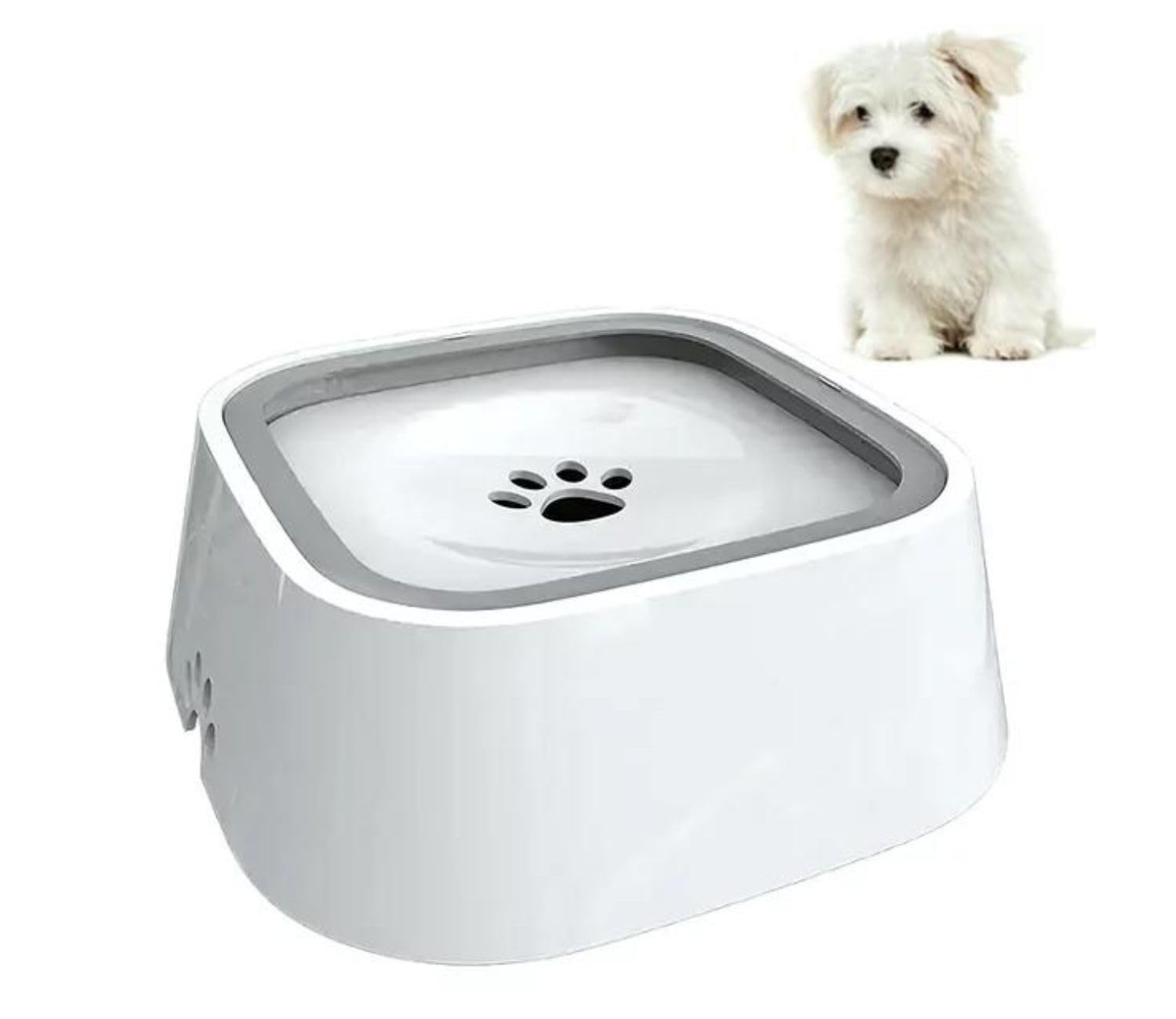 Darkness Pet Water Bowl Cat Water Bowl No Spill Dog Bowl Slow Water Feeder Pet Water Dispenser Vehicle Carried Travel Water Bowl
