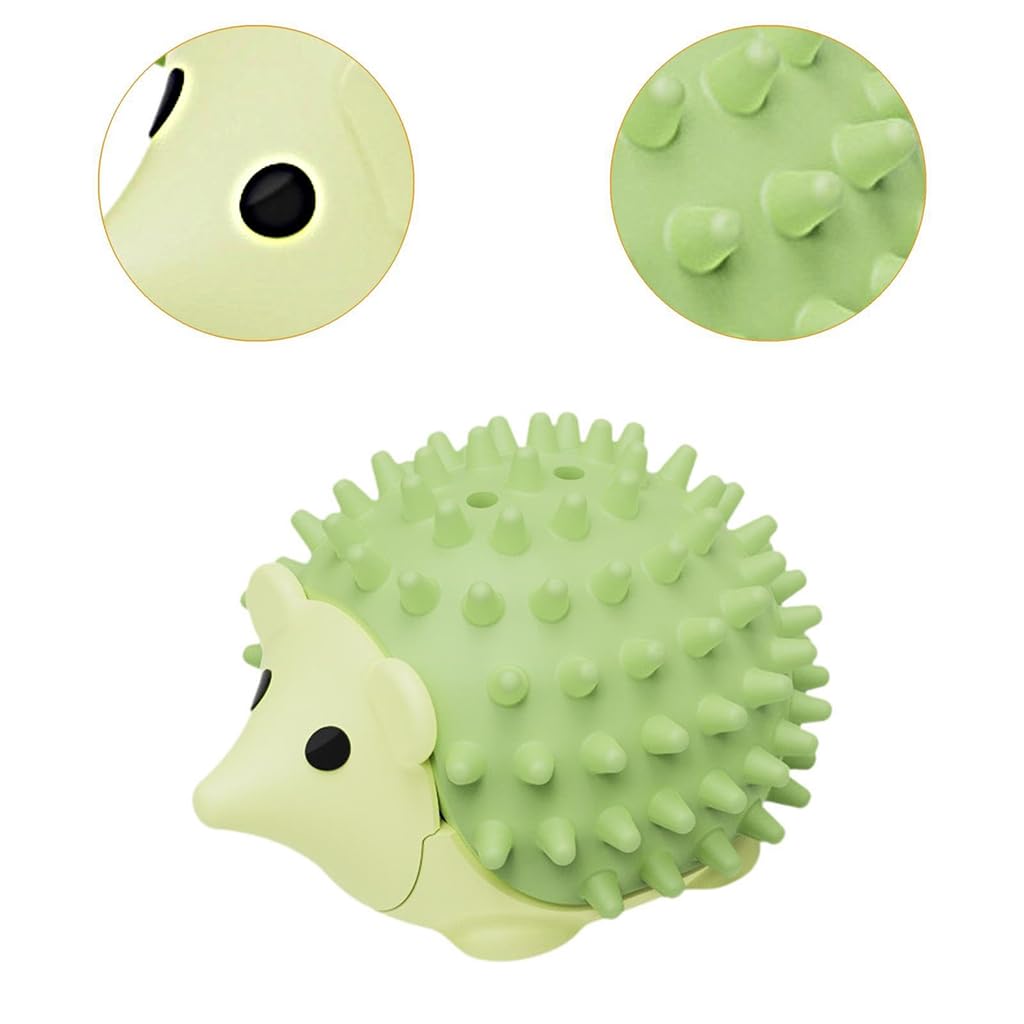 Zibuyu MultiFunctional Interactive Hedgehog Cat Scratcher Toy With Replaceable Catnip Ball, SelfGrooming & Licking, Dust & Moi