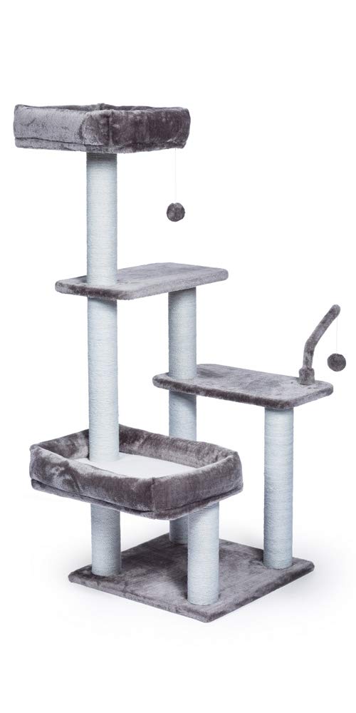 Prevue Pet Products Kitty Power Paws The Ritz 7307, 20.5'' W X 10.25'' H, 33 Lbs, Gray / Gray