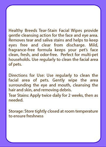 Healthy Breeds Australian Terrier Tear Stain Wipes 70 Count